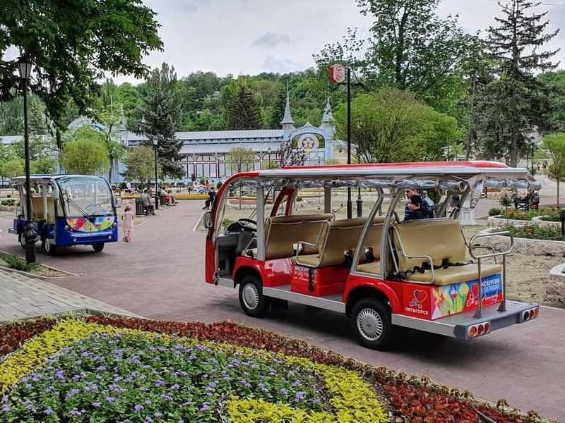 carrito el&eacute;ctrico de turismo, 