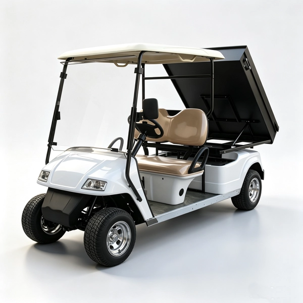 Carro de golf eléctrico con plataforma de carga | Fabricante mayorista - EG2048HCX