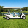 Carro de golf eléctrico blanco elegante para bodas | Traslado de lujo para invitados de 6 plazas para eventos - EG204AKSZ