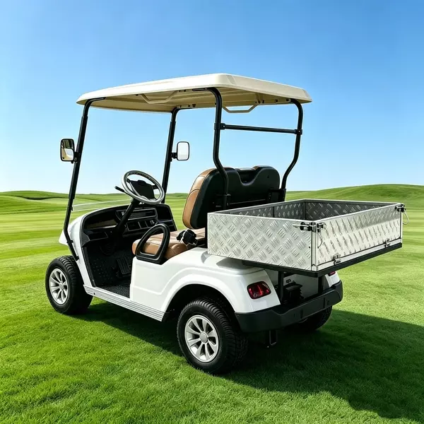 Carro de golf eléctrico de 2 plazas personalizado con plataforma de carga de aluminio - EG2028H