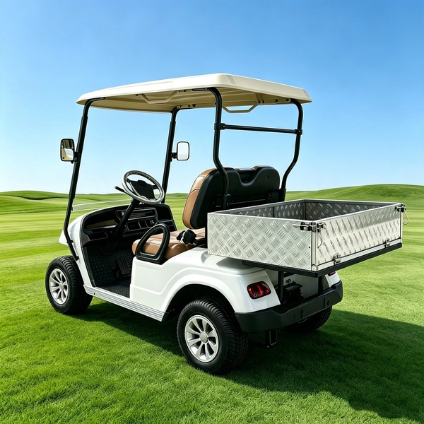 Carro de golf eléctrico de 2 plazas personalizado con plataforma de carga de aluminio - EG2028H