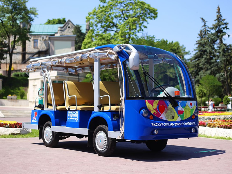 sightseeing electric cart carrito eléctrico de turismo