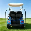 Carro de golf eléctrico azul personalizado con portaequipajes trasero | Fabricante mayorista - EG2028KG