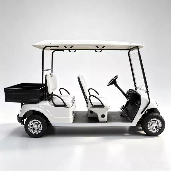 Carro de golf eléctrico utilitario para 4 pasajeros con plataforma de carga | Fabricante - EG2048H