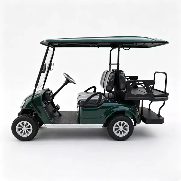 Carro de golf eléctrico personalizado de 2 + 2 plazas | Fabricante mayorista - EG2028KSZ