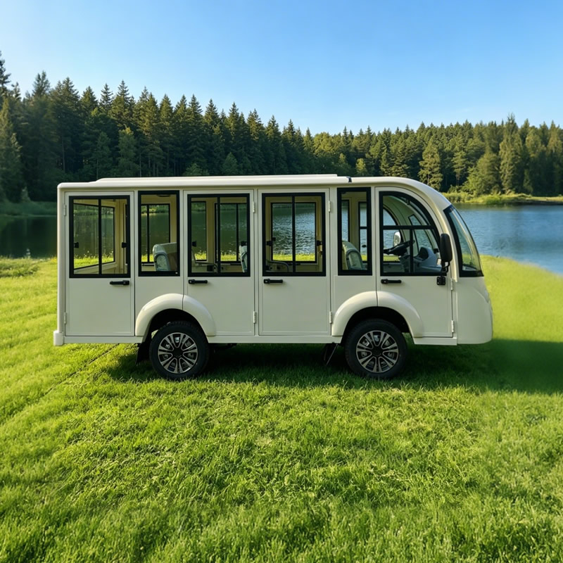 Fabricante de automóviles de autobús turístico con lanzadera eléctrica personalizada de 11 asientos - Eagle Golf Cart